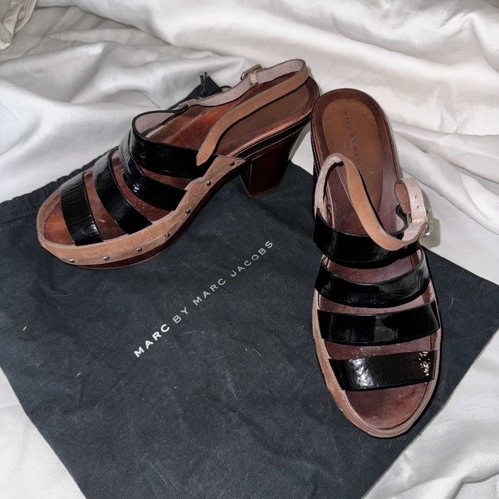Marc by Marc Jacob’s Wedge Heels size 40 black and brown